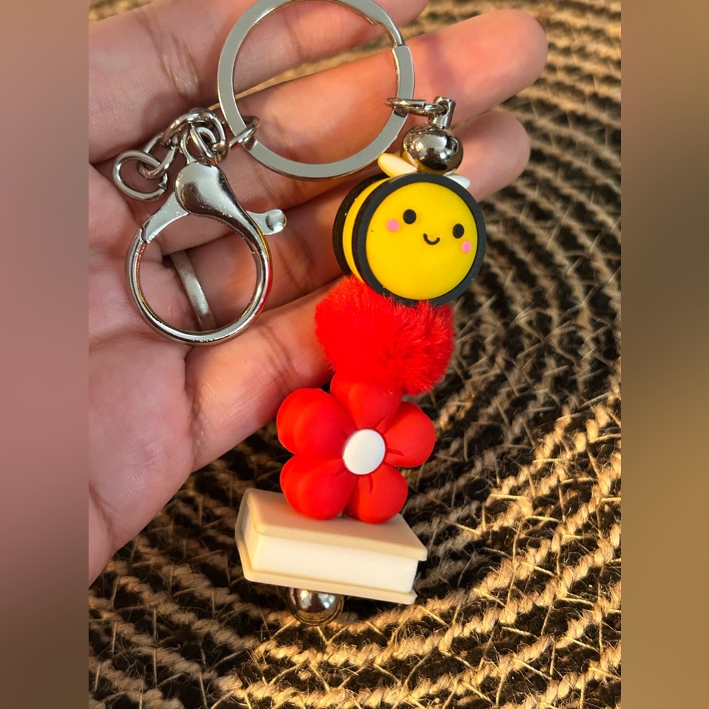 Cute Bee Keychain